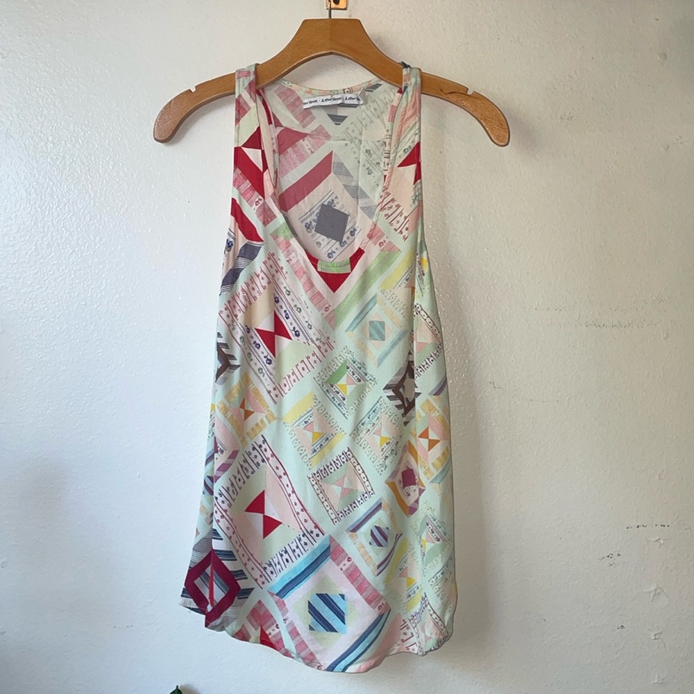& Other Stories Colorful Print Tank Top - Size 6
